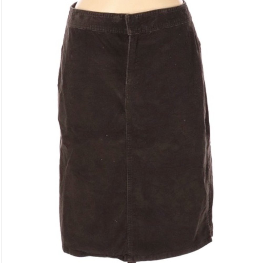 Gap Boho Knee-Length Corduroy-Feel Skirt
